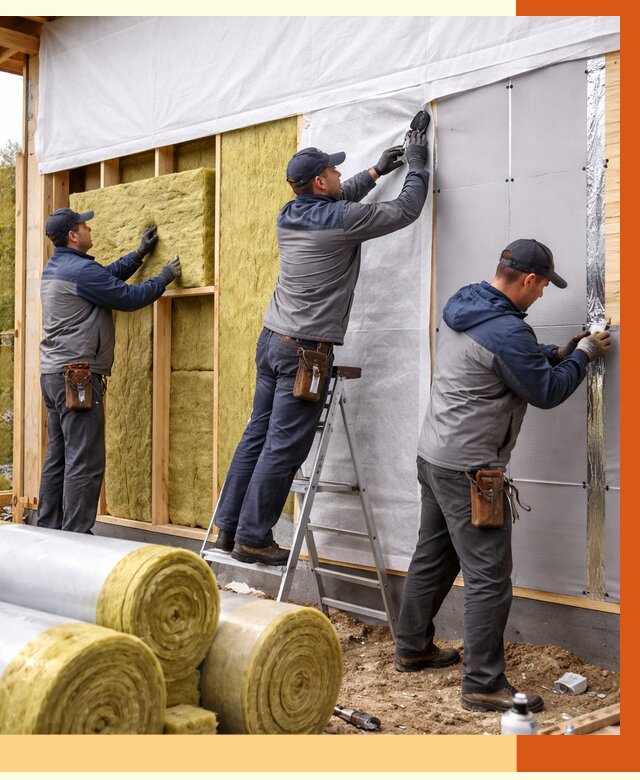 Утепление каркасного дома в Соликамске от 4328 руб./м2 — профессионально | ТепломастерСлк