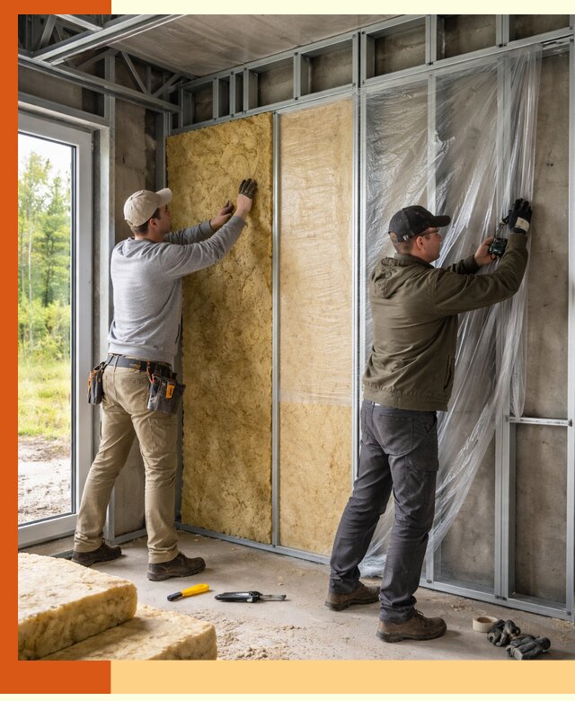 Утепление дома из ЛСТК в Соликамске с гарантией качества и эффективности