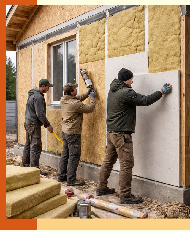 Профессиональное утепление дома из SIP-панелей в Соликамске