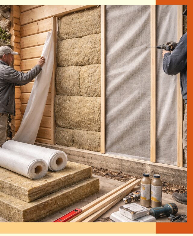 Утепление дома из минибруса в Соликамске от 4637 руб/м2 — заказать профессионально | ТепломастерСлк