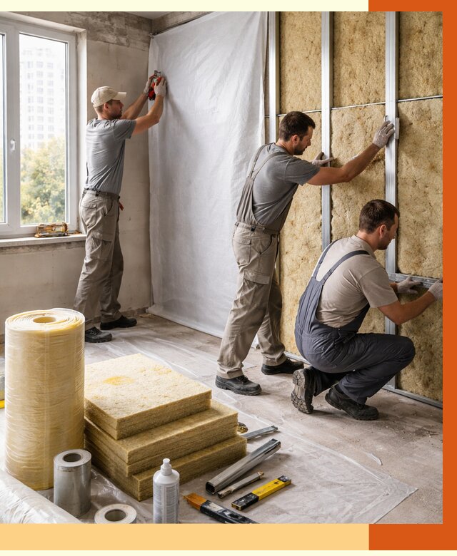 Утепление квартиры в Соликамске от 4637 руб/м2 — утеплить квартиру изнутри и снаружи | ТепломастерСлк