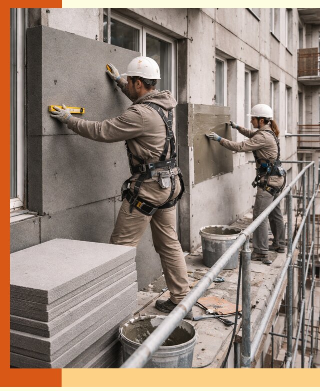 Утепление квартиры снаружи под ключ в Соликамске