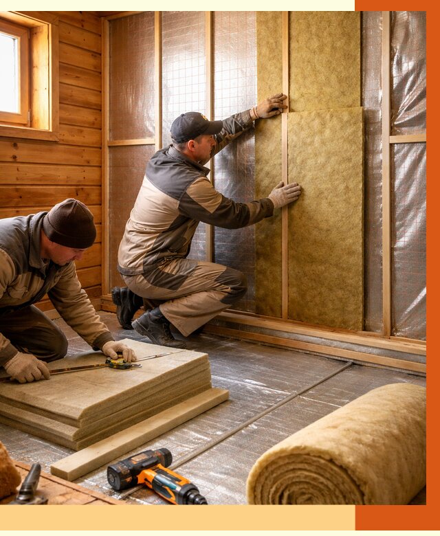 Утепление бани изнутри в Соликамске под ключ от 4328 руб./м² | ТепломастерСлк