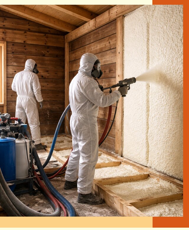 Утепление бани ппу в Соликамске под ключ от 4328 руб./м2 | ТепломастерСлк - напыление и монтаж ппу