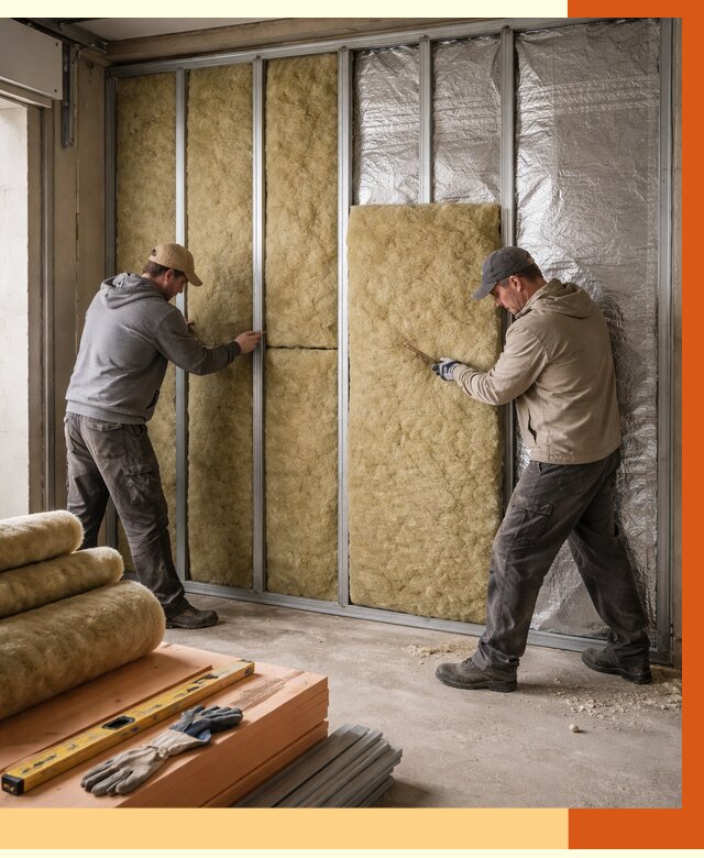 Утепление гаража изнутри в Соликамске от 7729 руб/м2 — работы и цена | ТепломастерСлк