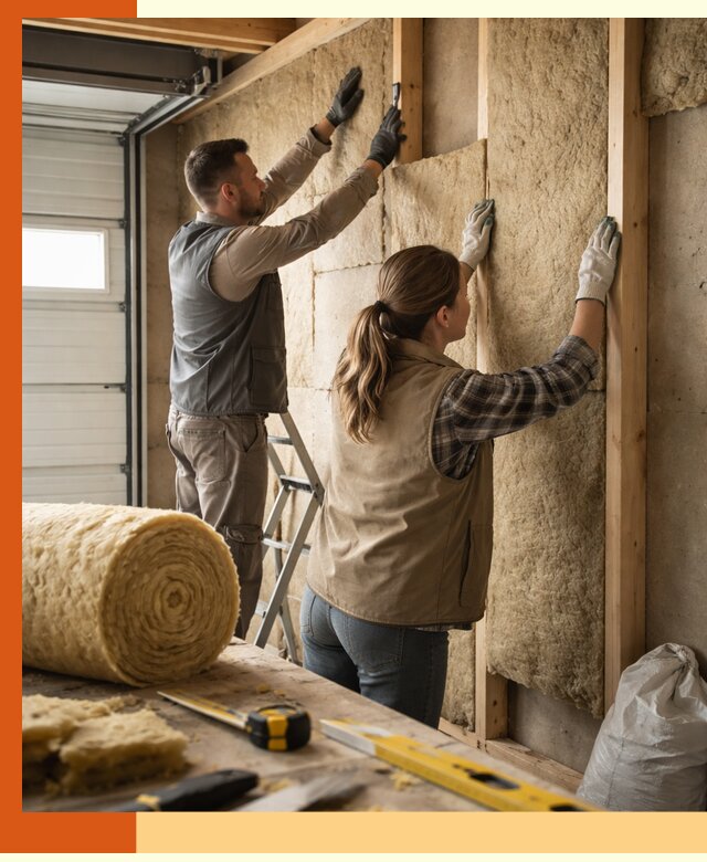 Утепление гаража изнутри в Соликамске: быстро и надежно