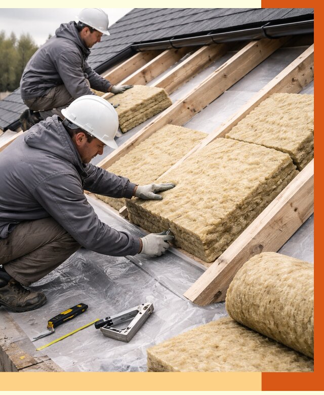 Утепление крыши в Соликамске от 1906 руб./м2 — комплексное утепление кровли | ТепломастерСлк