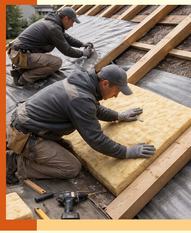 Профессиональное утепление крыши в Соликамске качественно и надежно