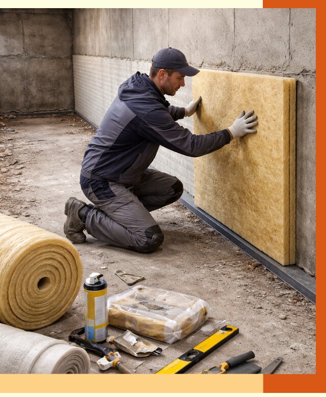 Утепление фундамента изнутри в Соликамске от 4328 руб./м2 — работы под ключ | ТепломастерСлк