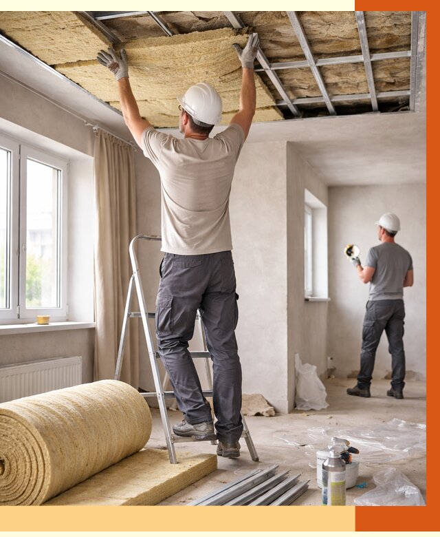 Утепление потолка в частном доме в Соликамске от 979 руб./м² — работы под ключ | ТепломастерСлк