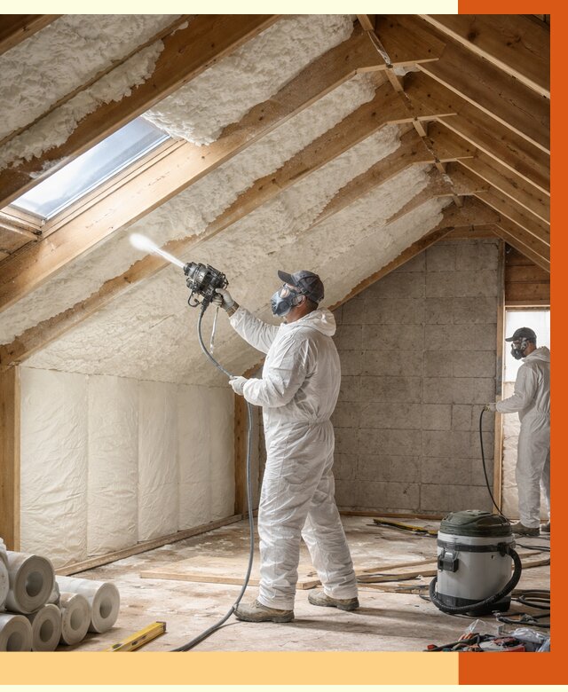 Утепление мансарды ППУ в Соликамске от 2834 руб./м² — заказать под ключ | ТепломастерСлк