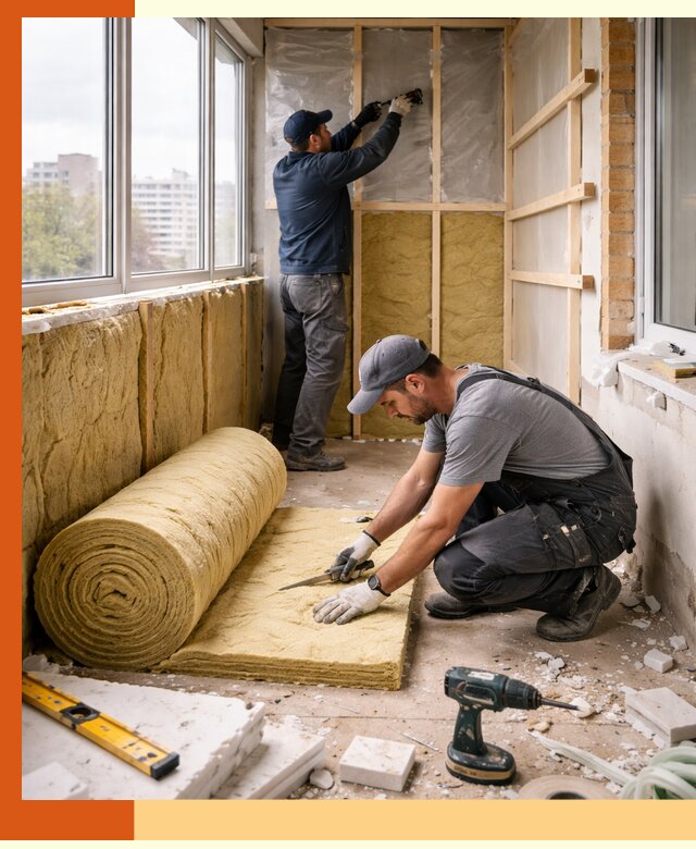 Утепление балкона под ключ в Соликамске качественно и быстро