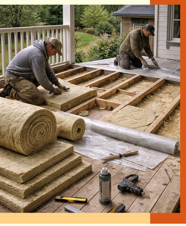 Утепление террасы в Соликамске от 4328 руб./м2 — утеплить террасу под ключ | ТепломастерСлк