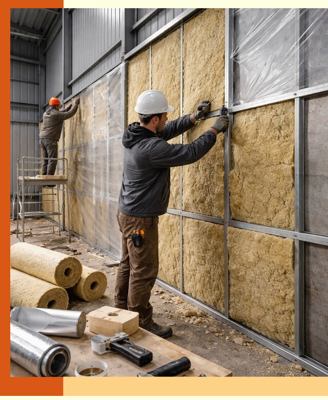 Утепление ангара в Соликамске — профессиональная теплоизоляция помещений