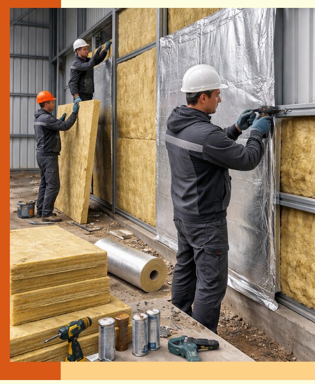 Утепление металлического ангара профессионально в Соликамске