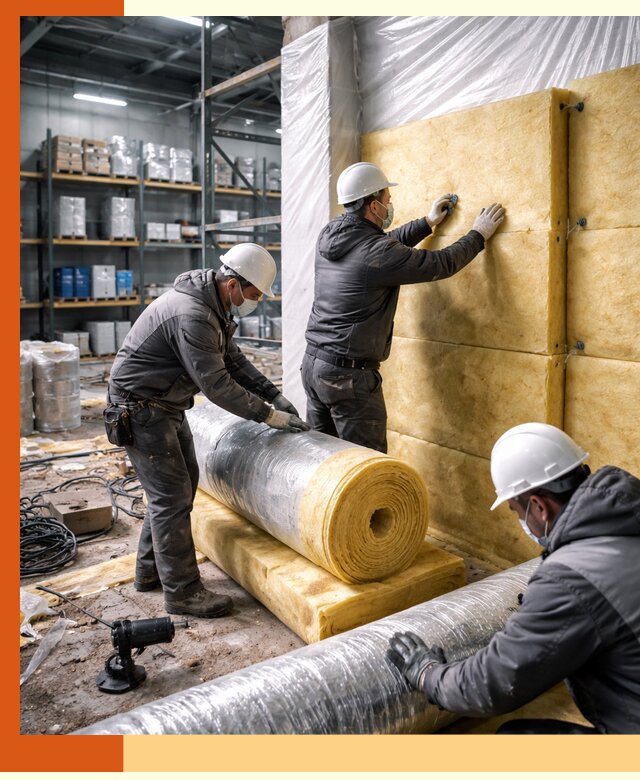 Утепление склада химсырья в Соликамске: безопасная и эффективная изоляция