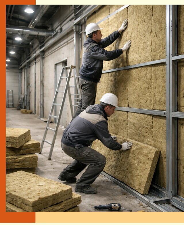 Утепление цеха под ключ в Соликамске с гарантией качества