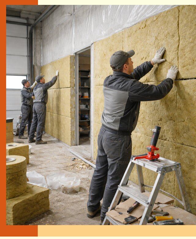 Утепление автосервиса и мастерских в Соликамске качественно и надёжно