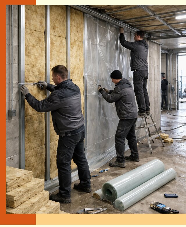 Профессиональное утепление автомойки в Соликамске для любого типа помещений