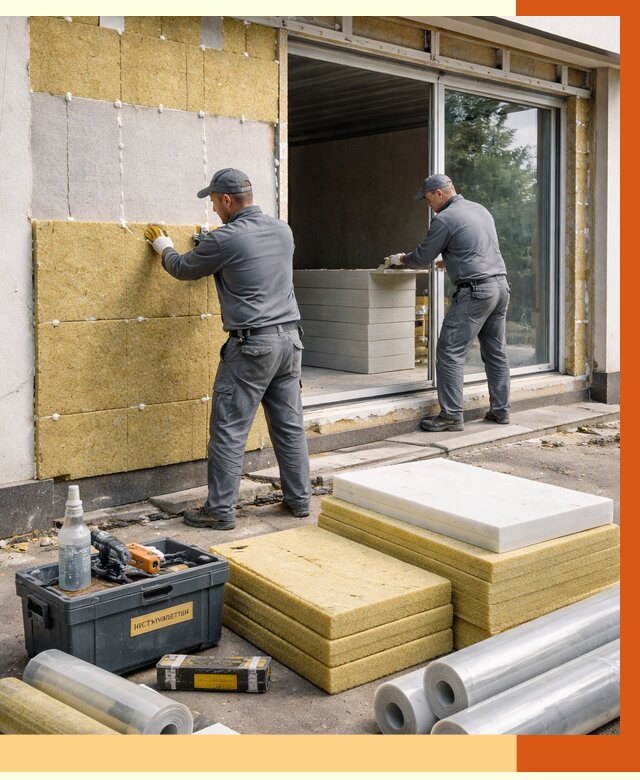 Утепление торгового павильона в Соликамске от 14942 руб./м² под ключ | ТепломастерСлк