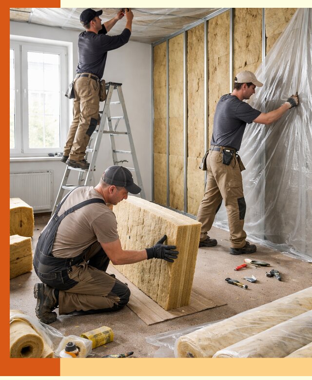 Утепление офисных помещений под ключ в Соликамске