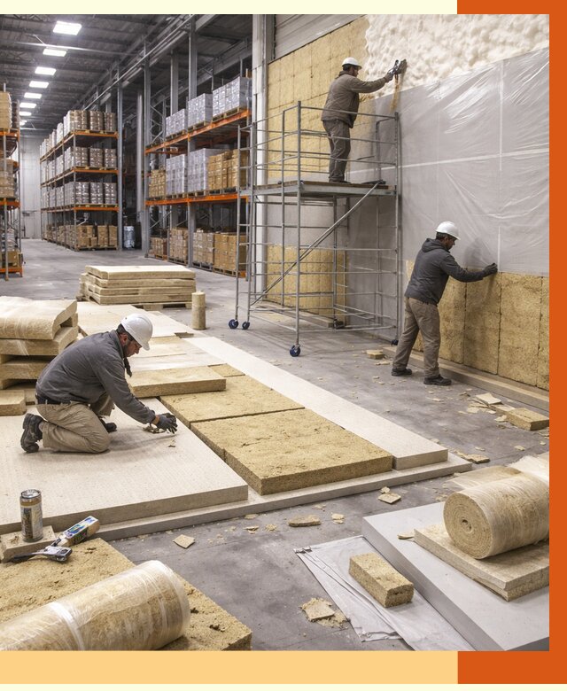 Утепление складского терминала в Соликамске от 7729 руб./м² под ключ | ТепломастерСлк