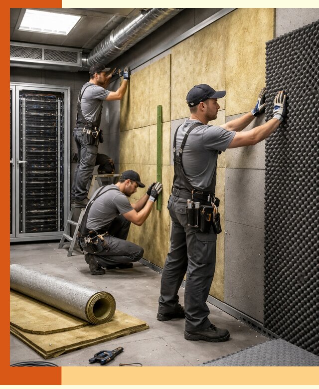 Утепление серверной комнаты профессионально в Соликамске