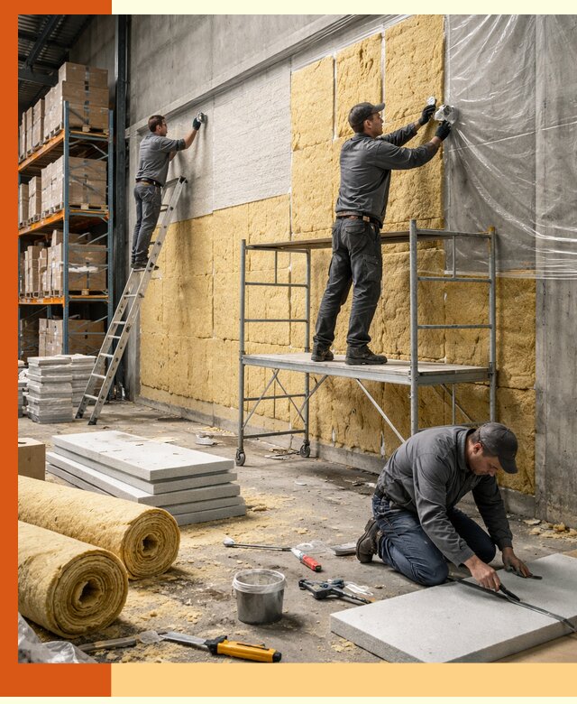 Утепление холодного склада под ключ в Соликамске