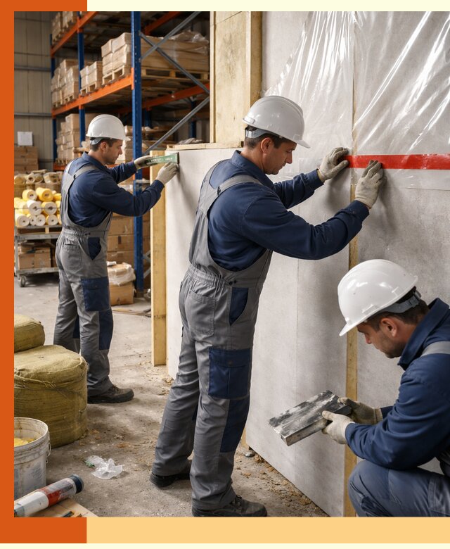 Утепление теплого склада под ключ в Соликамске