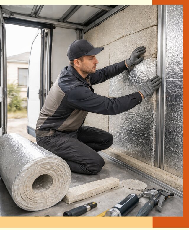 Утепление фургона рефрижератора в Соликамске от 12881 руб./м² под ключ | ТепломастерСлк