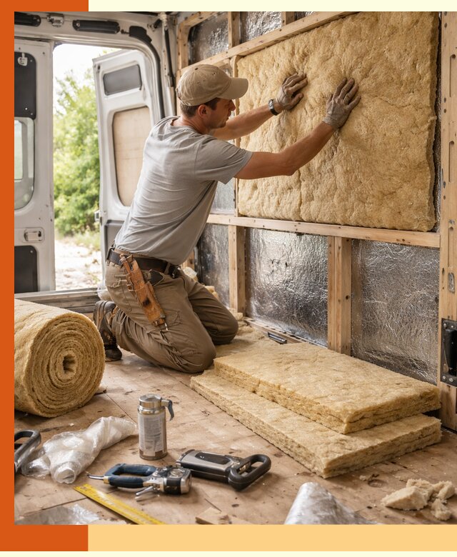 Утепление кемпера под ключ в Соликамске с гарантией качества