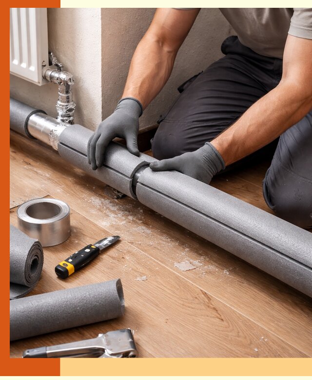 Утепление труб отопления в Соликамске: теплоизоляция и защита сети