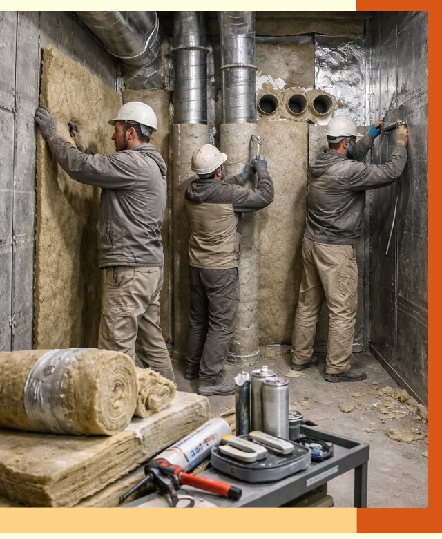 Утепление венткамеры в Соликамске под ключ от 1494 руб. — профессионально | ТепломастерСлк