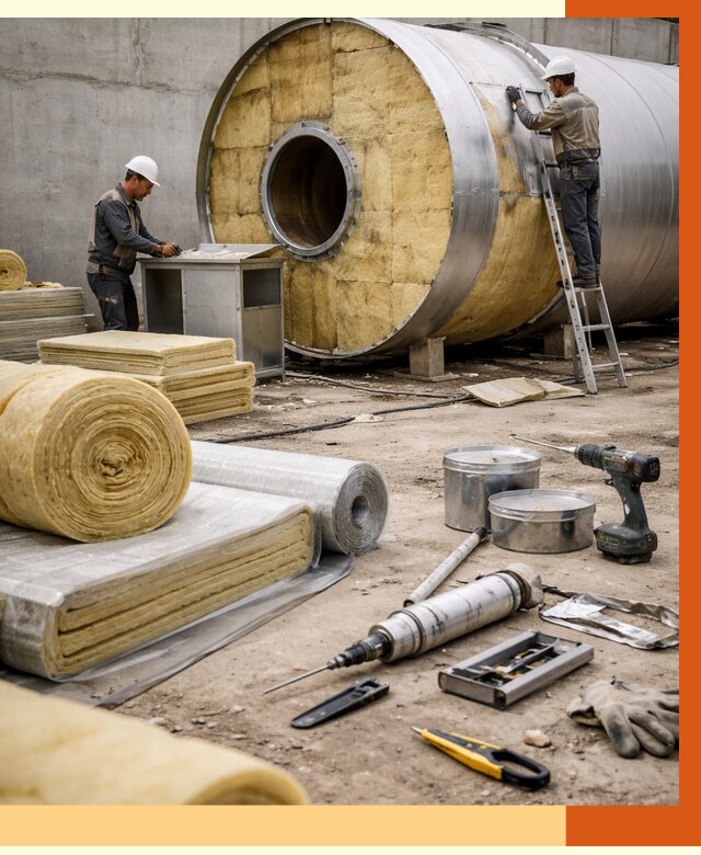 Утепление резервуара с топливом в Соликамске от 28339 руб. под ключ | ТепломастерСлк