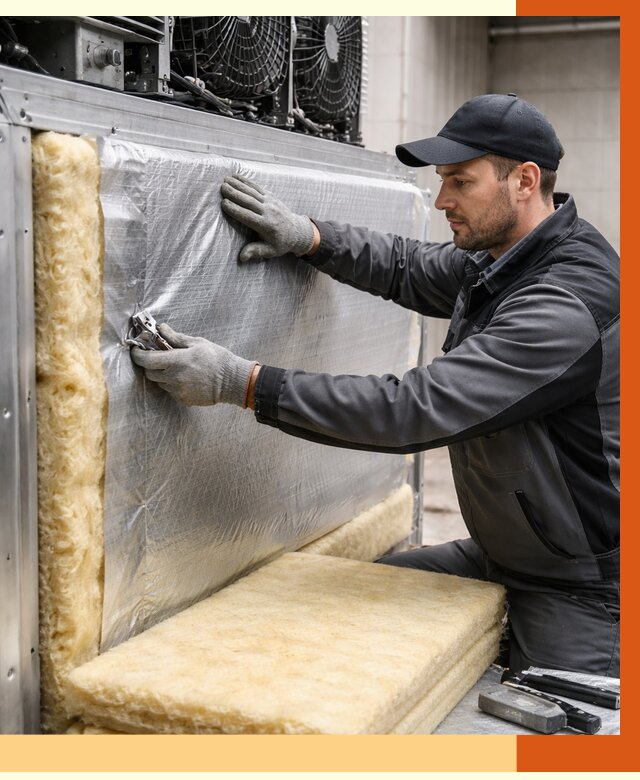 Утепление холодильного агрегата в Соликамске от 8759 руб. под ключ | ТепломастерСлк