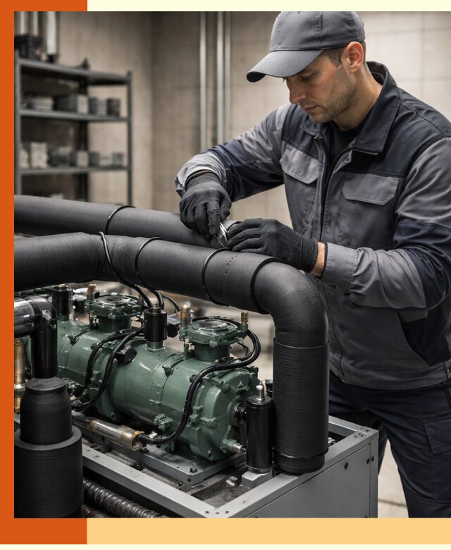 Утепление холодильного агрегата и теплоизоляция в Соликамске