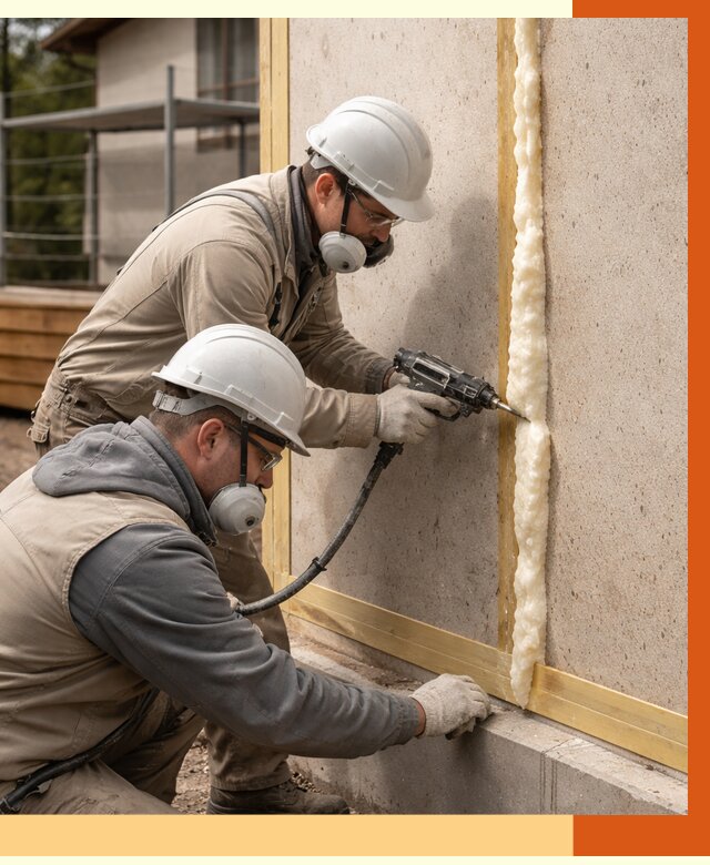 Утепление сип панелей ППУ в Соликамске от 4946 руб. под ключ | ТепломастерСлк