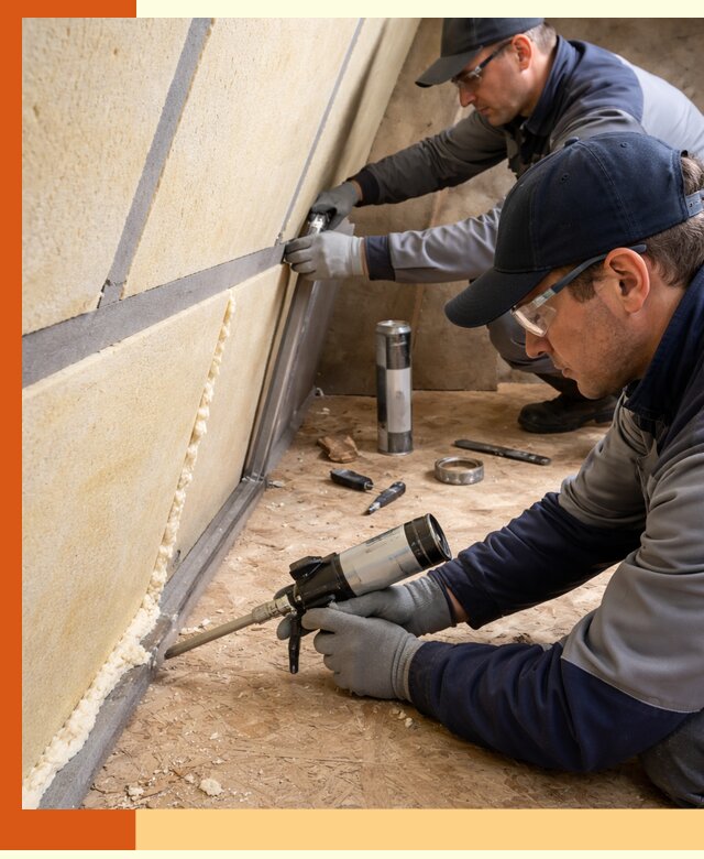 Герметизация стыков ППУ в Соликамске — надежное уплотнение швов