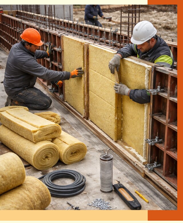 Теплоизоляция опалубки в Соликамске от 7420 руб. за м2 — услуги и монтаж | ТепломастерСлк