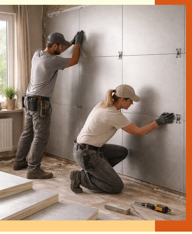 Утепление PIR панелями в Соликамске от 4328 руб. под ключ | ТепломастерСлк