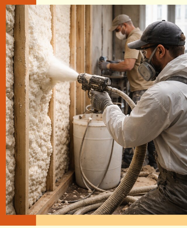 Утепление пеноизолом жилых и коммерческих объектов в Соликамске