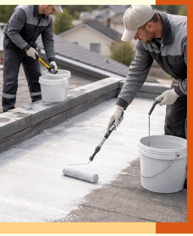 Утепление кровли жидкой теплоизоляцией в Соликамске от 2216 руб./м2 | ТепломастерСлк