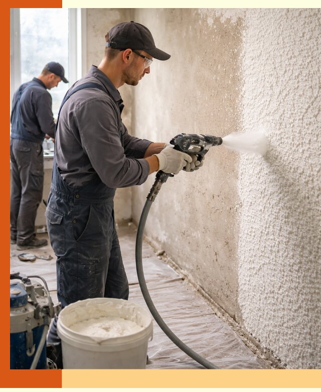 Утепление стен жидкой теплоизоляцией в Соликамске для квартир и домов