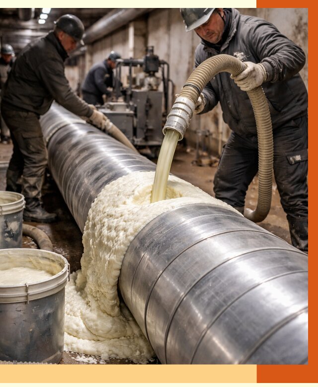 Утепление теплотрассы жидкой теплоизоляцией в Соликамске от 4328 руб. | ТепломастерСлк