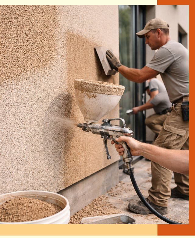 Утепление фасада жидкой пробкой в Соликамске от 4946 руб./м² под ключ | ТепломастерСлк