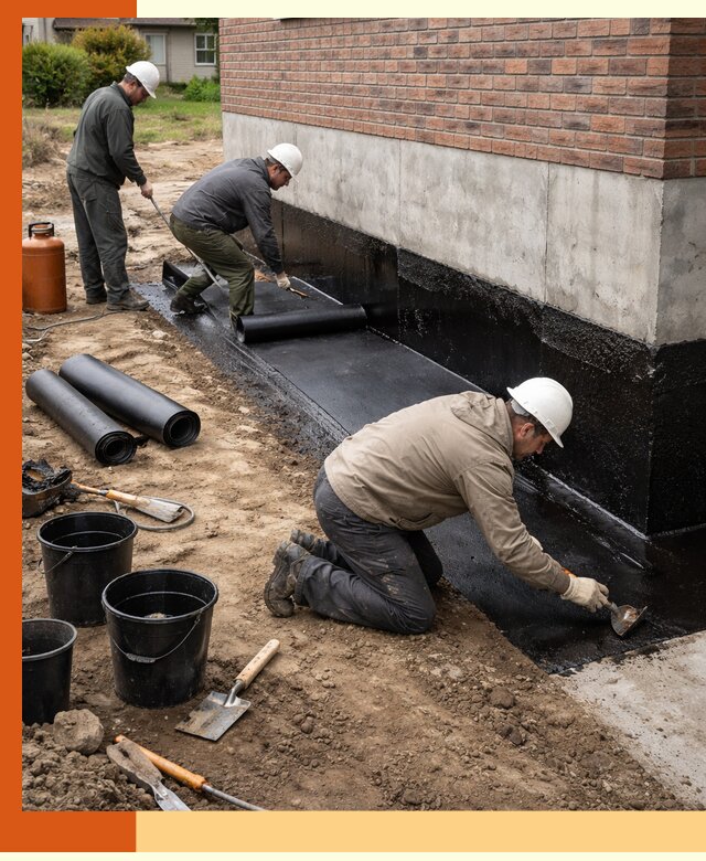 Гидроизоляция фундамента в Соликамске: надежная защита строений