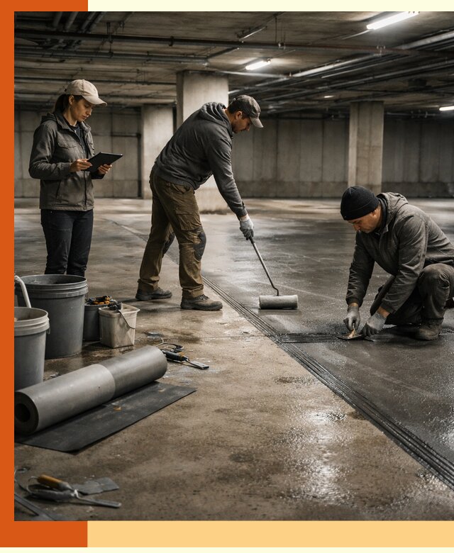 Гидроизоляция паркинга в Соликамске: качественная защита зданий