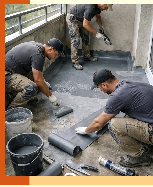 Гидроизоляция балкона в Соликамске: надежная защита от протечек