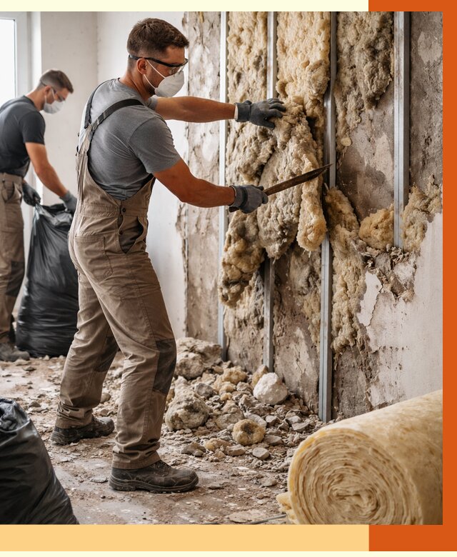 Демонтаж старого утеплителя в Соликамске от 3607 руб. — работы под ключ | ТепломастерСлк