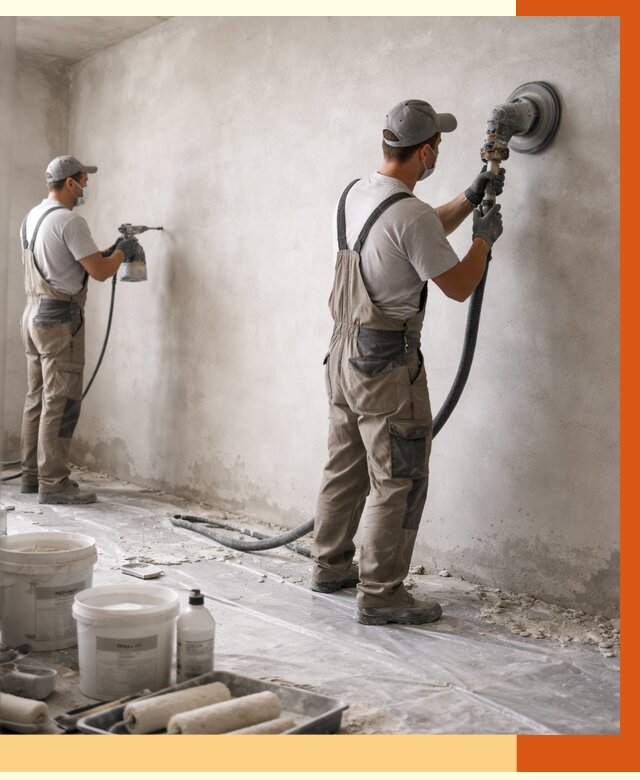 Подготовка поверхности под напыление в Соликамске от 1237 руб. — ТепломастерСлк